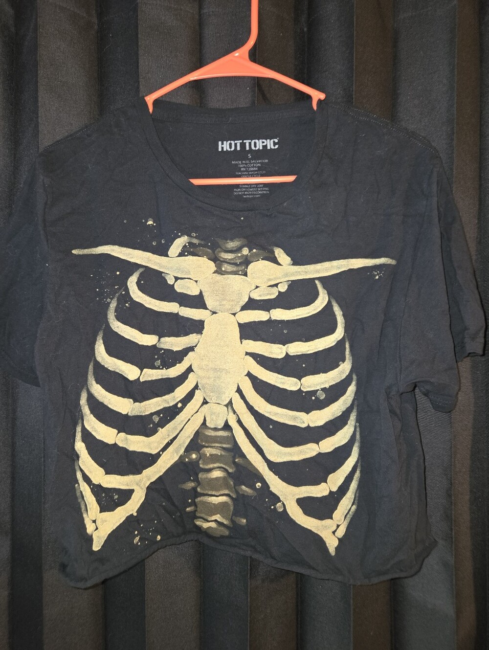 Rib Cage Crop Top - Small